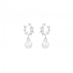 Petal Silver Earrings For Womens