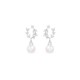 Petal Silver Earrings For Womens