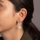 Petal Silver Earrings For Womens