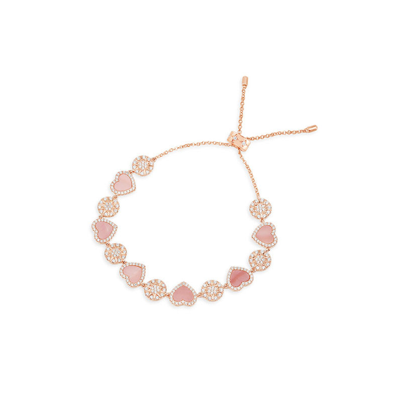 Pink Gold Fashion Bracelet For Women