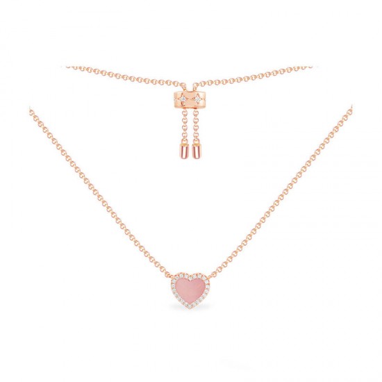 Rose Gold Collarbone Necklace For Women