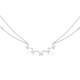 Silver Butterfly Double Clavicle Necklace